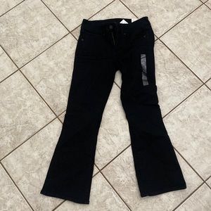 Black boot cut jeans